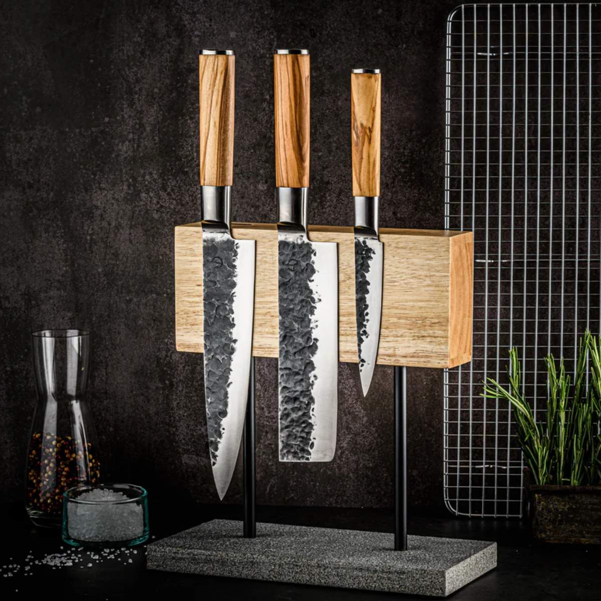 3-delige messenset Olive