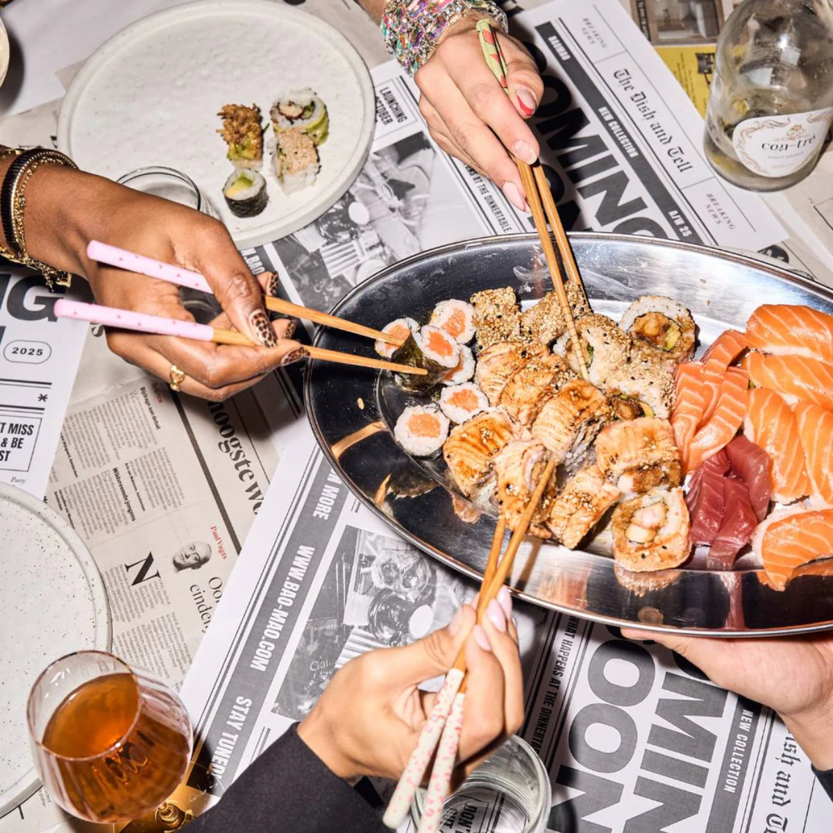 Big Five chopsticks (set of five)