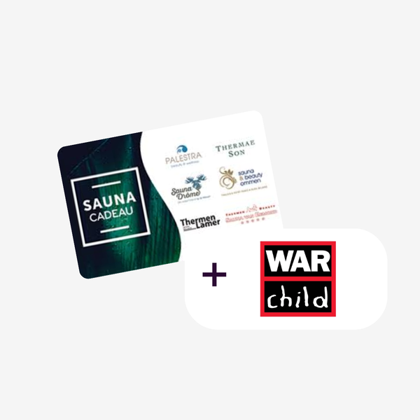 Cadeaukaart €75 & Donatie €25 Warchild