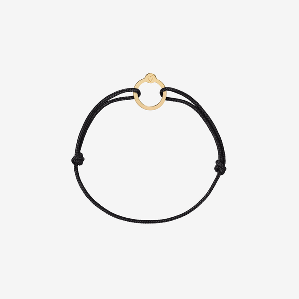 Recycled with Love - verguld goud - zwart
