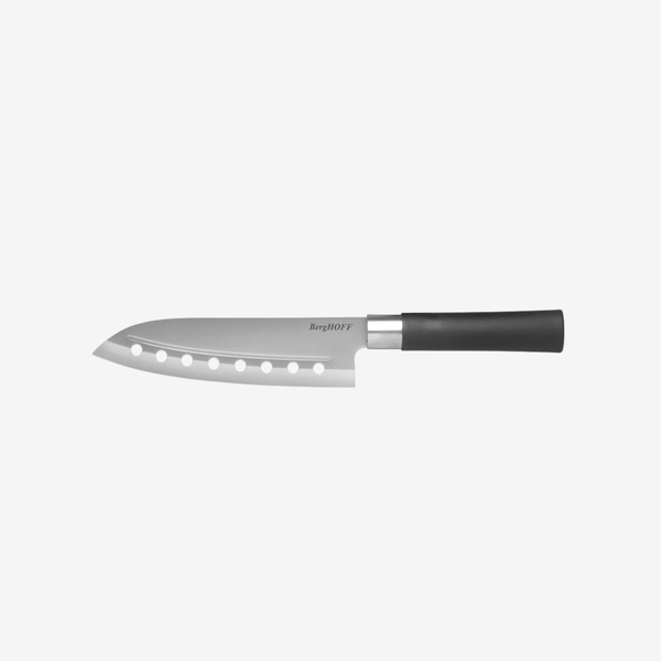 Santoku mes met gaten