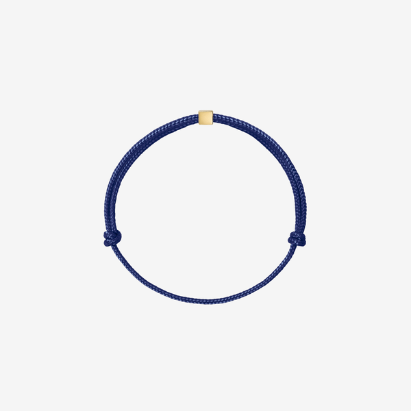 Solid as a Block - verguld goud - navy