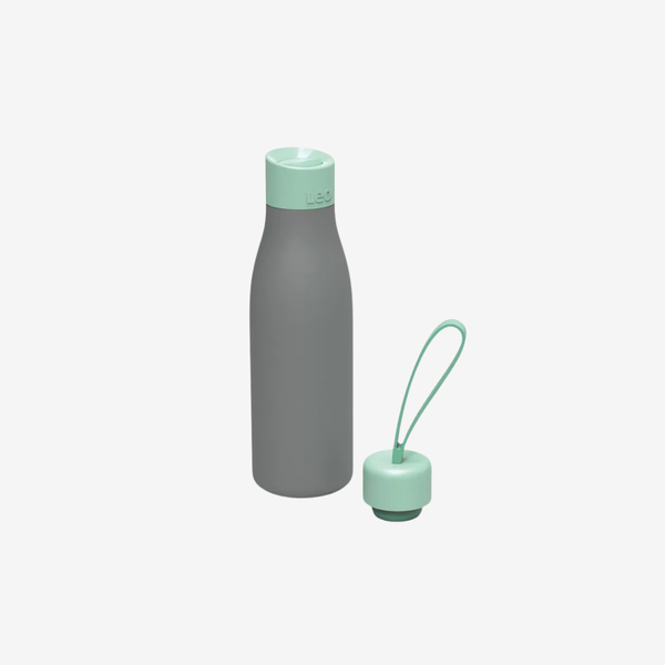 Dubbelwandige thermosfles met 2 deksels mint 0,50L