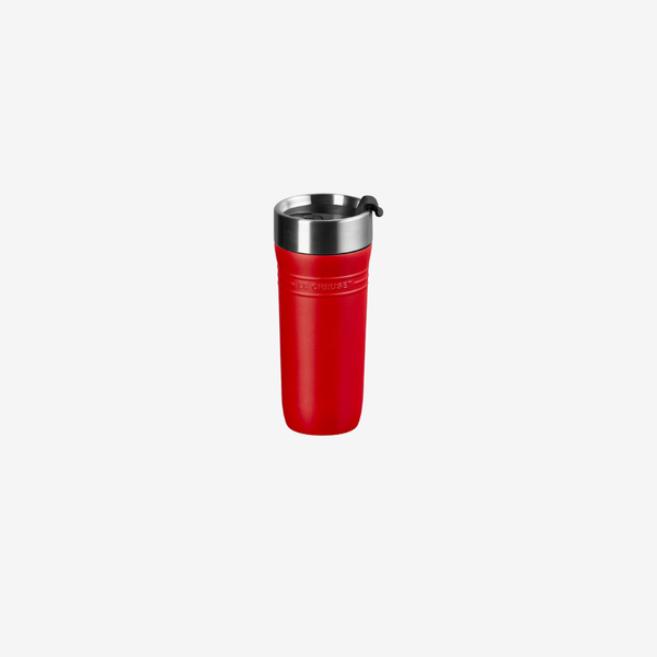Thermosbeker Kersenrood
