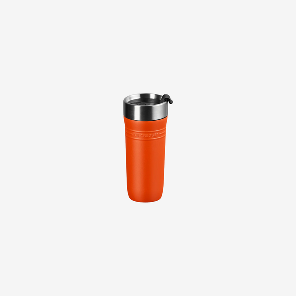 Thermosbeker Oranjerood