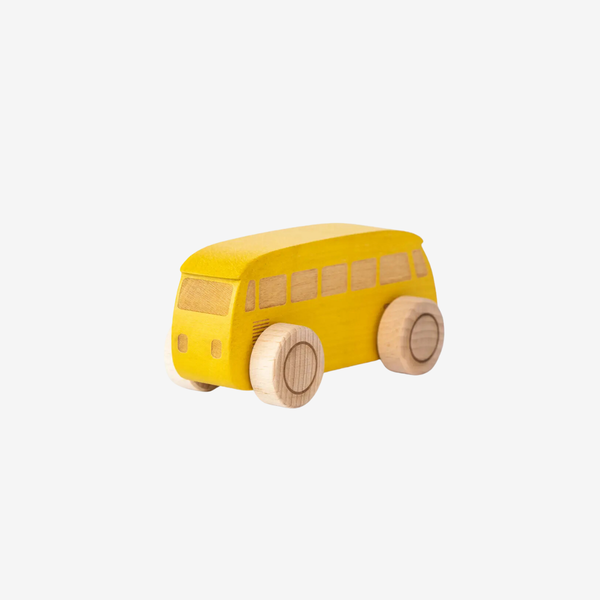 Houten Gele Bus